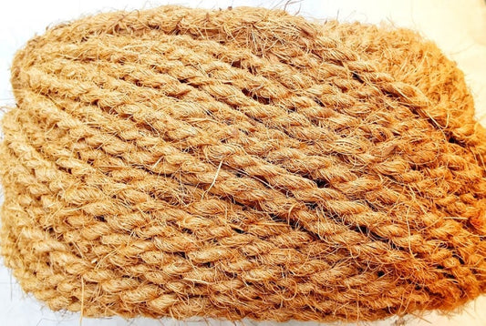 Coconut Fiber Rope coir Natural Coconut Rope Handmade Fiber Rope Organic Coconut Fiber Beach House wedding decorations 5 to 20 yard