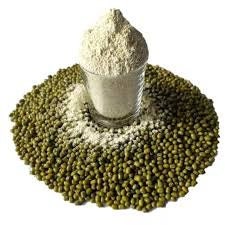 ruvi green orgnic Pure Natural Mung Bean (Green Gram) Powder for Skin and Bathing