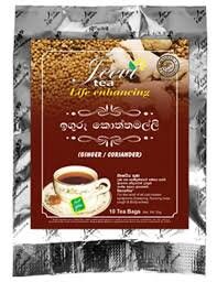 jeevi tea – iguru koththamalli tea (ginger & coriander) 10 tea bags