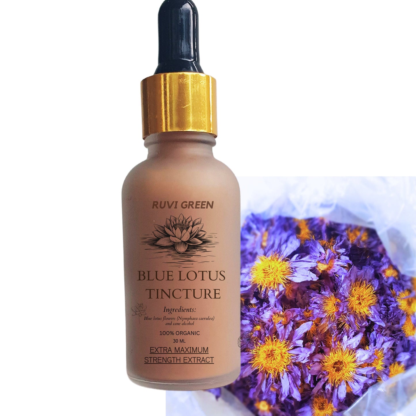 Egyptian Blue Lotus Tincture: Extra Strength